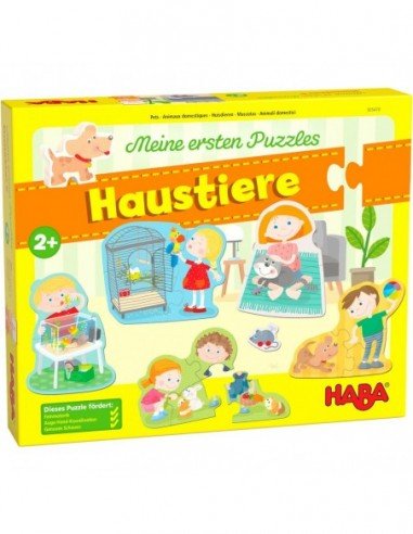 Dėlionė 5 in 1, 2,3,4 det. Naminiai gyvūnai Kas...