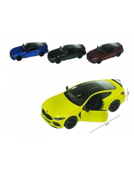Mašina metalinė BMW M8 COMPETITION COUPE, 1/38, 13cm