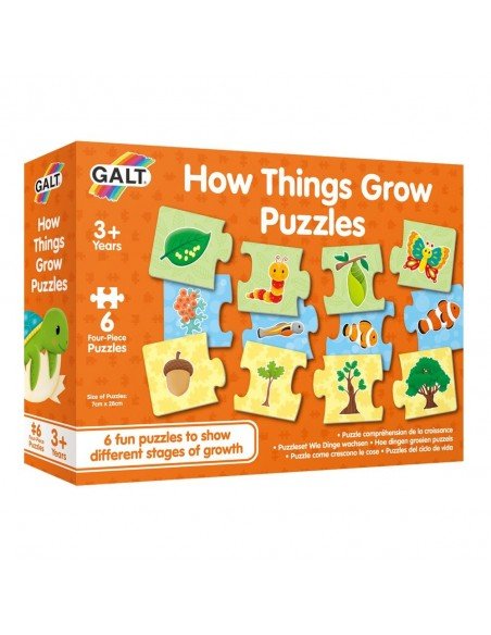 Dėlionė HOW THINGS GROW 24 det., 3m.+, Galt