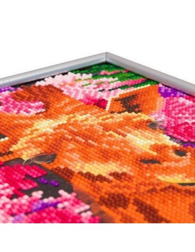 Rinkinys CRYSTAL ART Žirafa, 8m.+ su rėmeliu...