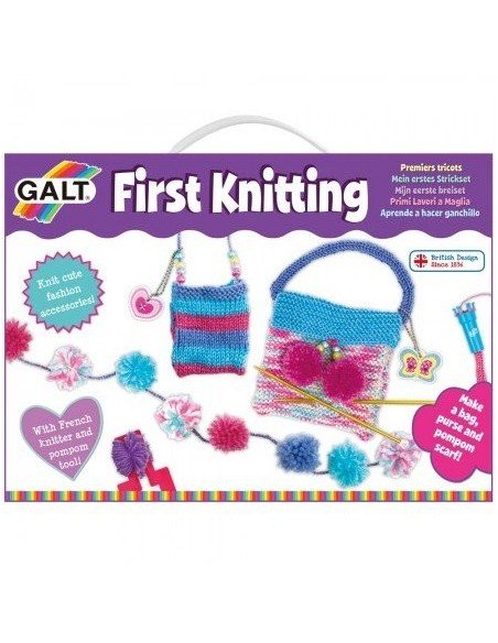 Rinkinys FIRST KNITTING nuo 6m., Galt