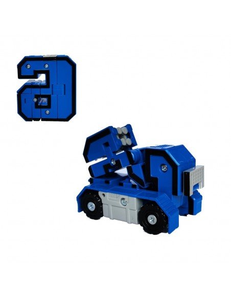 Transformeris Skaičiai - Robotas/mašina