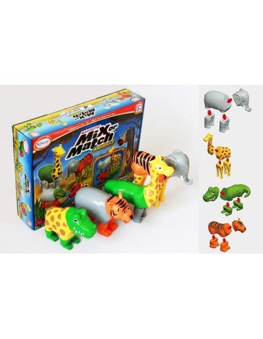 Magnetinis konstruktorius Mix or Match Animals,...