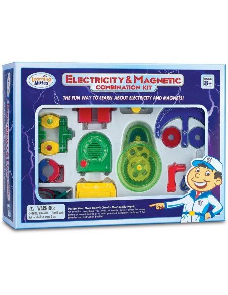 Jaunojo mokslininko rinkinys Elektra ir Magnetizmas, 38 eksperimentai 8m.+