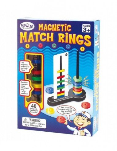 Magnetinis žaidimas-galvosukis Match Rings, 3m.+