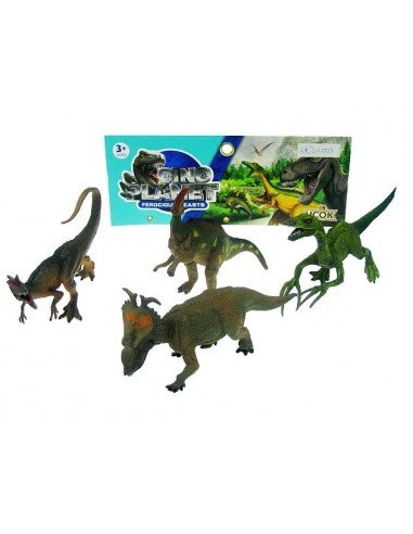 Rinkinys dinozaurai 14-18cm, 4vnt.