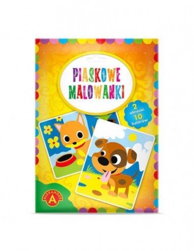 Spalvinimas smėliu Šuniukas ir kačiukas 6m.+,...