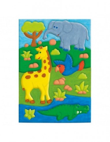 Piešimo rinkinys 3D PAINT-IT SAFARI, 6m.+, Galt