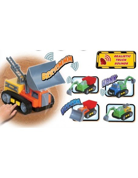Magnetinis konstruktorius Build-A-Truck Construction, su garsais 2m.+