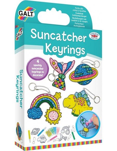 Rinkinys SUNCATCHER KEYRINGS, 6m.+, Galt
