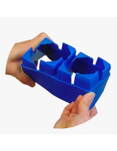 Konstruktorius KIM BLOC SUPER, 40 det., 18mėn+, minkštos kaladėlės 14x7x7.5cm didžio