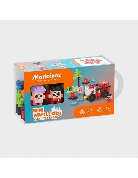 Konstruktorius MINI WAFFLE Gaisrinė, 80 det.