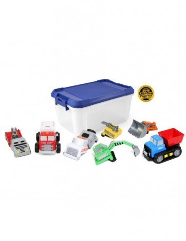 Magnetinis konstruktorius Build-A-Truck Statyba...