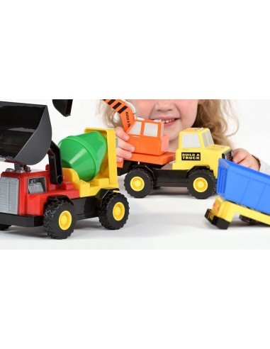 Magnetinis konstruktorius Build-A-Truck Statyba...