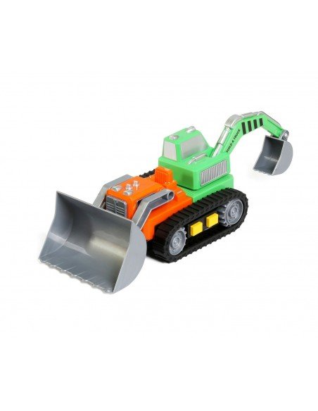 Magnetinis konstruktorius Build-A-Truck Statyba + Gelbėjimo tarnybos, su garsais 2m.+