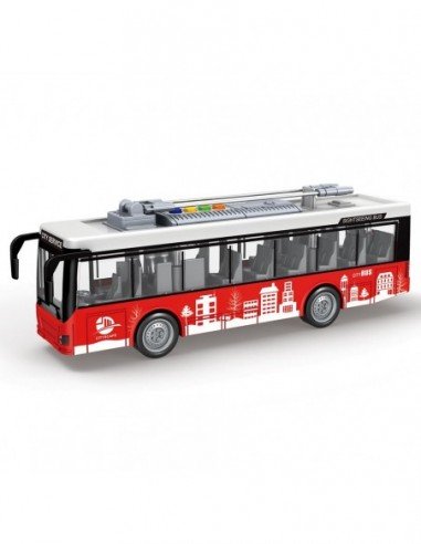 Trolejbusas 32cm su šviesa ir garsais,...