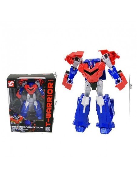 Rodotas-transformeris OPTIMUS 20cm, raudonai-mėlynas