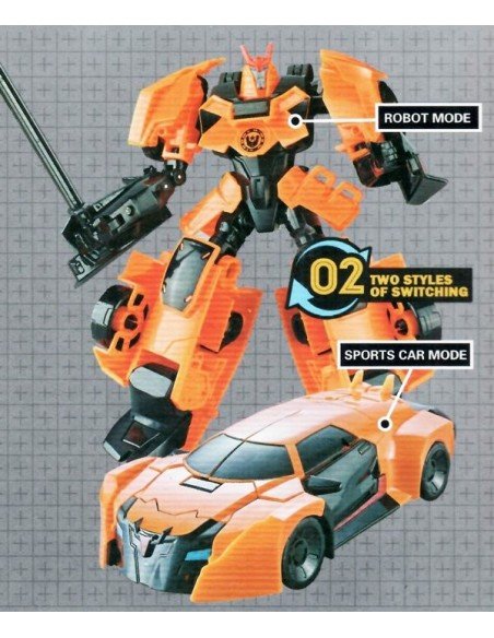 Rodotas-transformeris ORIFT 20cm, oranžinis