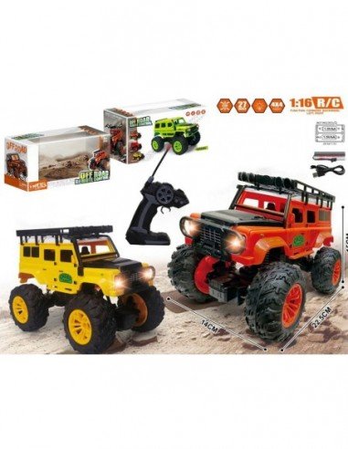 Radio valdomas visureigis OFF ROAD, 23cm su akum.
