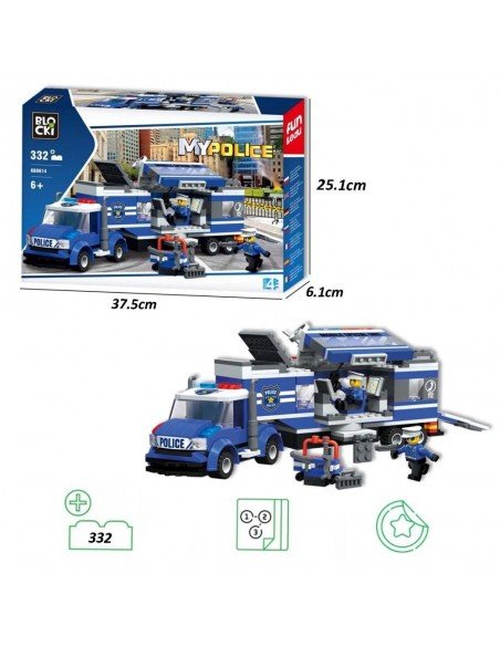 Konstruktorius BLOCKI Policija, 332 det.