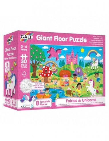 Grindų dėlionė GIANT FLOOR UNICORNS, 30 det. Galt