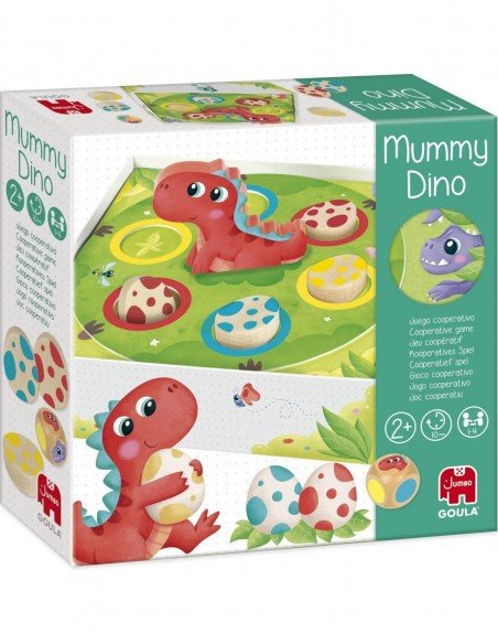 Žaidimas MUMMY DINO, 2m.+, 11 medinių det.