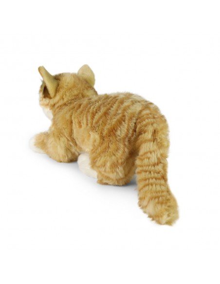 Pliušinis rudas gulintis katinas 40cm