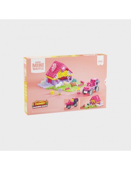 Konstruktoris MINI WAFFLE CHARMING RANCH, 100 der, 6m.