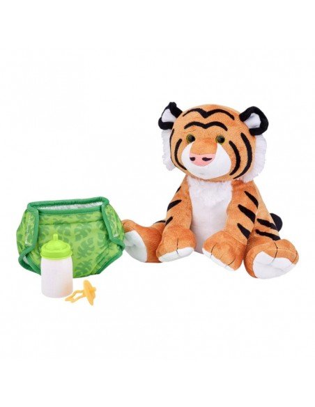 Tigras minkštas 30cm su žinduku