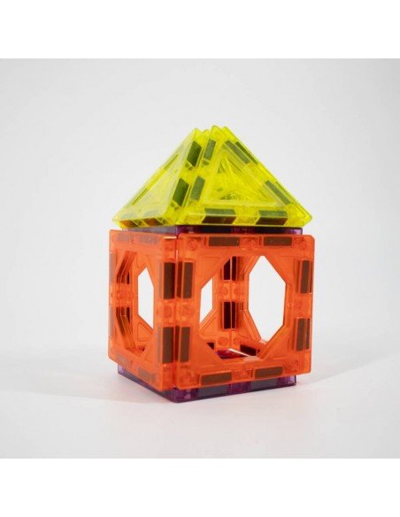Konstruktorius magnetinis LIGHT MAGNETIC, 75 det. su šviesa