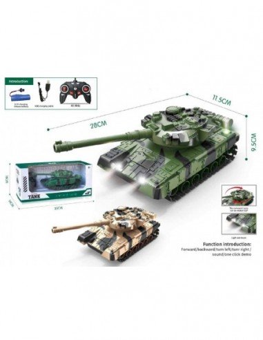 Radio valdomas tankas 22 cm