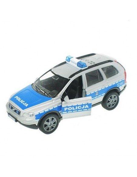 Mašina metaline VOLVO Policija su šviesa ir garsais, 14cm