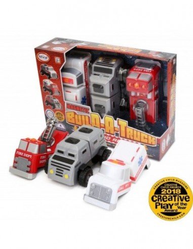 Magnetinis konstruktorius Build-A-Truck Fire...
