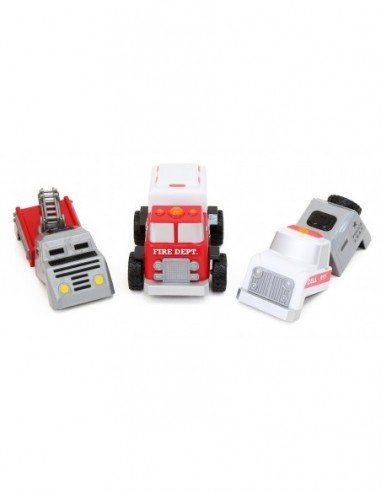 Magnetinis konstruktorius Build-A-Truck Fire...
