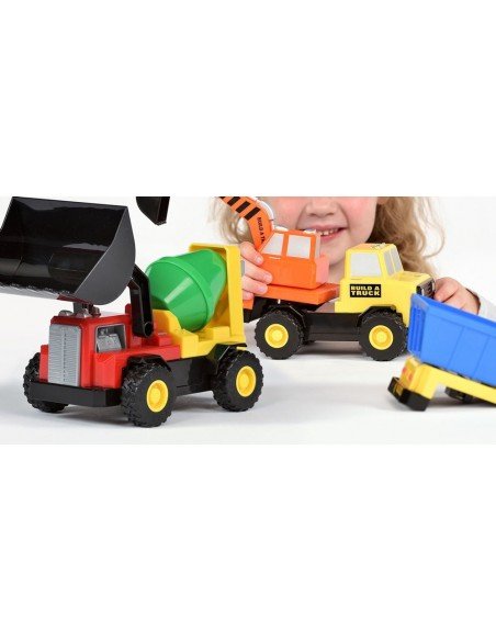 Magnetinis konstruktorius Build-A-Truck Fire and Rescue, 2m.+