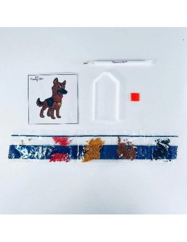 Rinkinys CRYSTAL ART Šuo, Sticker Kit , 8m.+,...