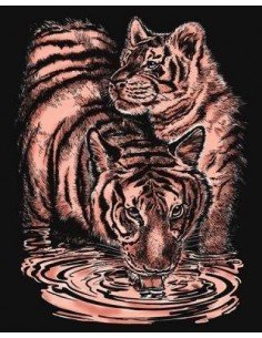 Rinkinys ARTFOIL COPPER tigras TIGER