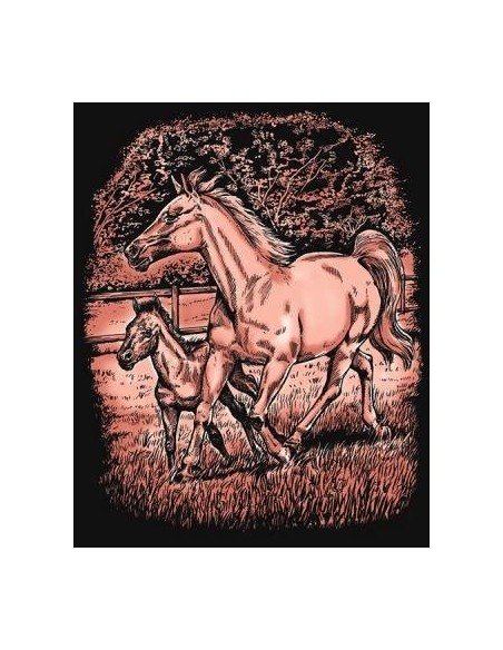 Rinkinys ARTFOIL COPPER arkliai HORSE & FOAL