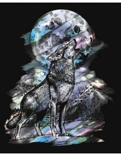 Rinkinys ARTFOIL HOLOGRAPHIC vilkas WOLF