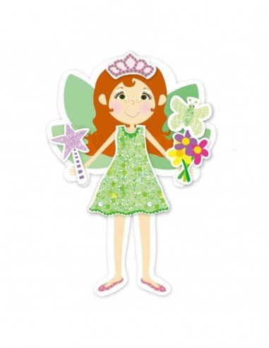 Rink. magnetinis FAIRY DRESSING UP SET, 22 det....