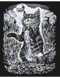 Rinkinys ARTFOIL SILVER kačiukas KITTEN