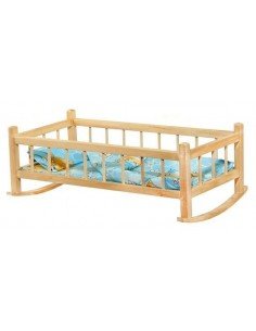 Lovytė medinė 51cm su pataline