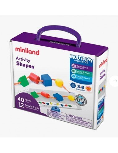 Rinkinys varstymui 40 formos ACTIVITY SHAPES