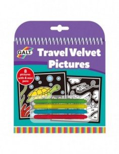 Rinkinys TRAVEL VELVET PICTURES, 4m.+, Galt