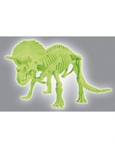 Jaunojo archeologo rinkinys TRICERATOPS,  šviečia tamsoje 2
