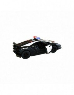 Mašina metalinė LAMBORGHINI SESTO POLICE, 1/36, 13cm 2