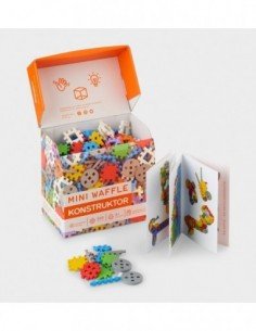 Konstruktorius MINI WAFFLE įvairių formų 300 det. 2