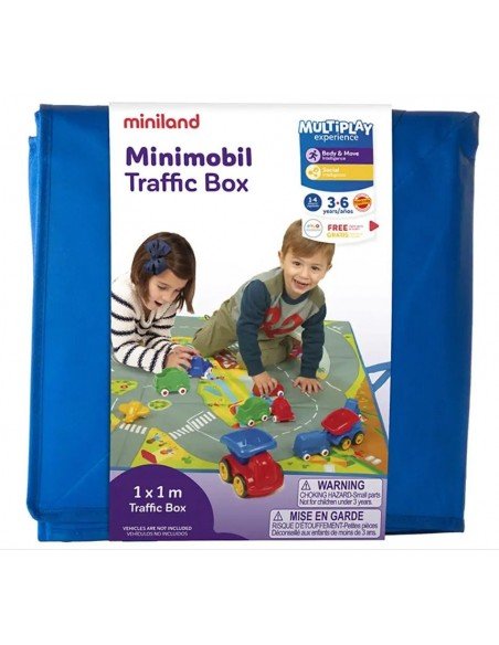 Kilimėlis-dežutė MINIMOBIL TRAFFIC BOX, 100x100cm
