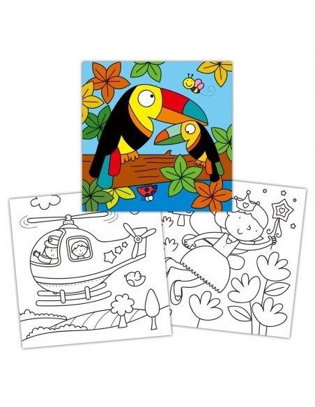 Knygutė spalvinimui, 24 lap., FUN TO COLOUR, 3m.+, Galt