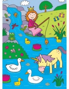 Knygutė daugkartinio naudojimo su vand.piešt. WATER MAGIC... 2